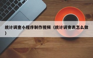 防城港统计调查小程序制作视频（统计调查表怎么做）