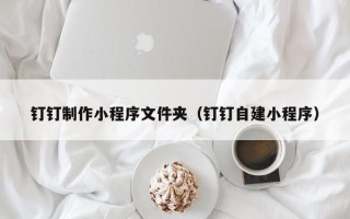 防城港钉钉制作小程序文件夹（钉钉自建小程序）